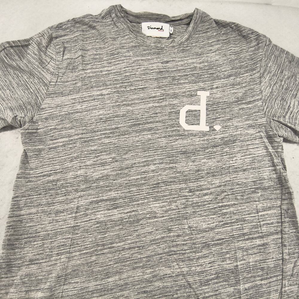 Diamond Supply Co Graphic Crew Neck Short Sleeve T Shirt Mens Size Small S Gray